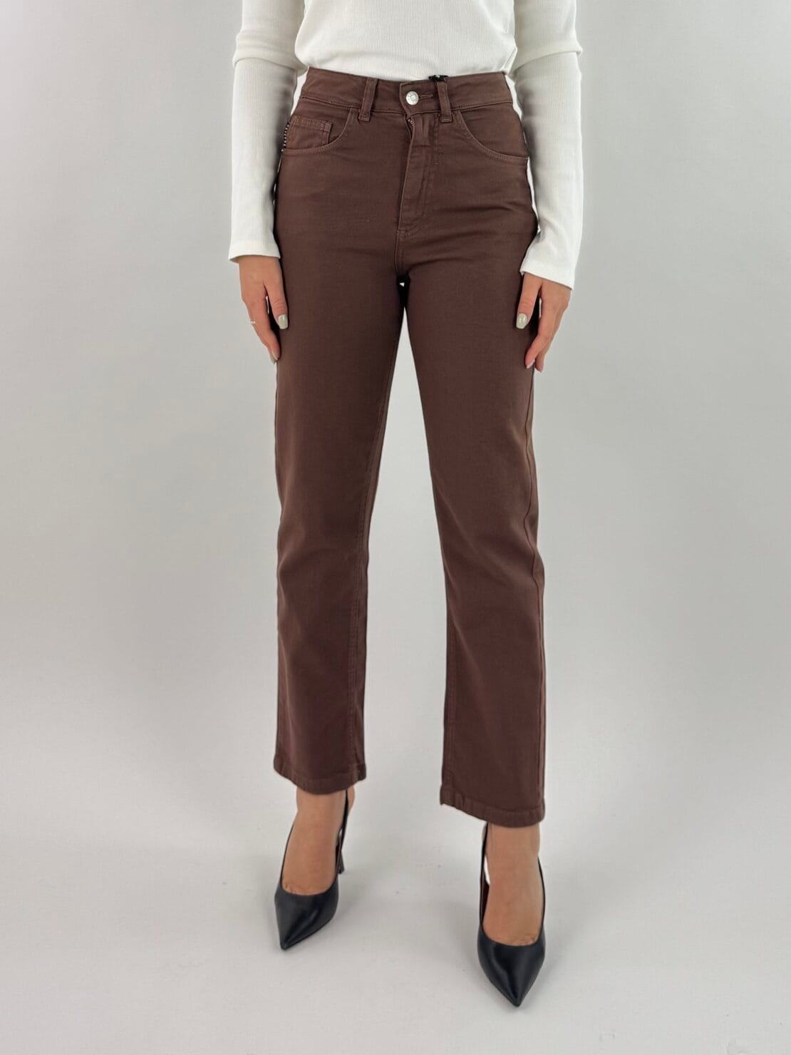 Pantalone tinta unita louis moro
