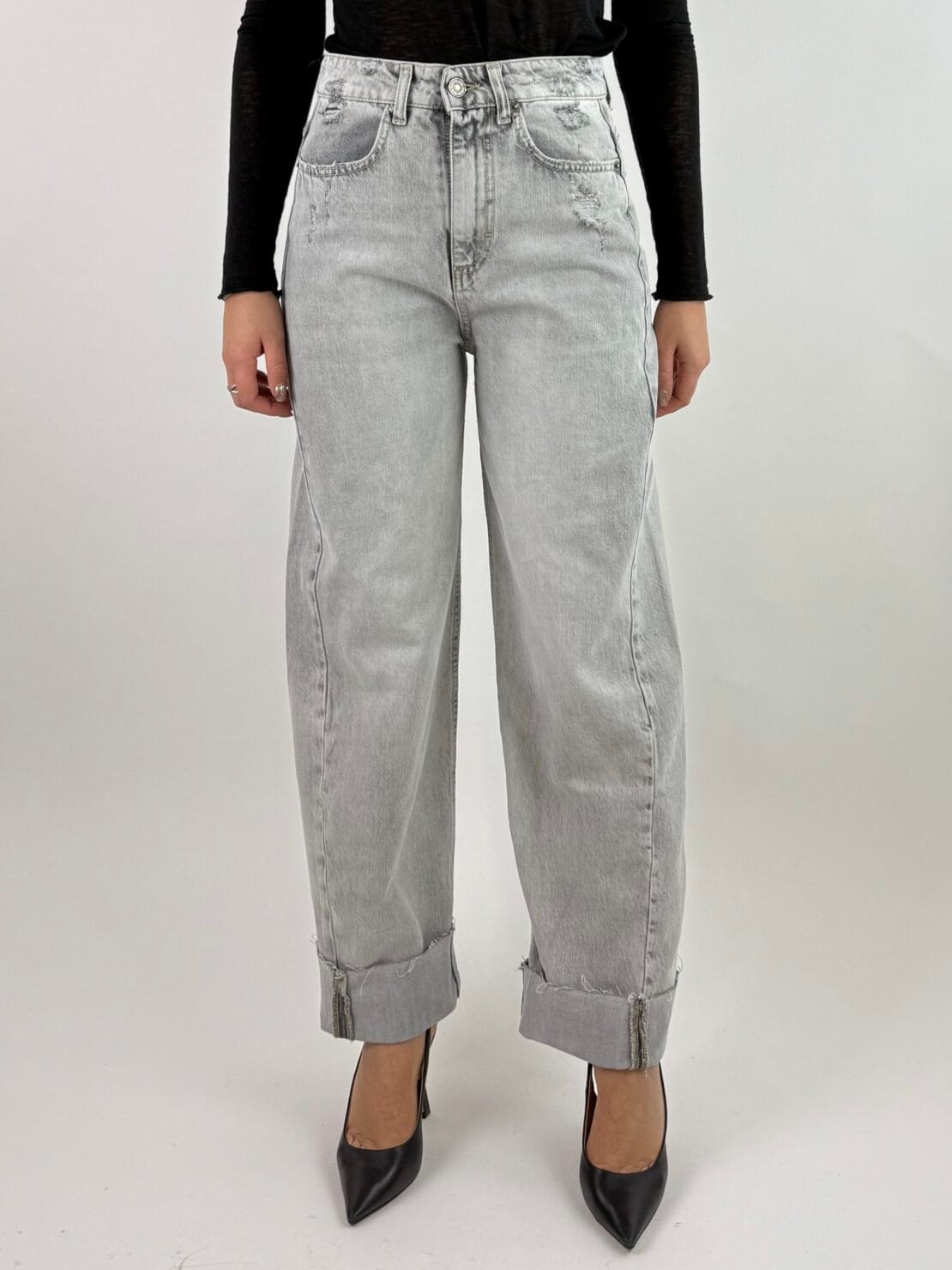 Jeans Phoebe grigio