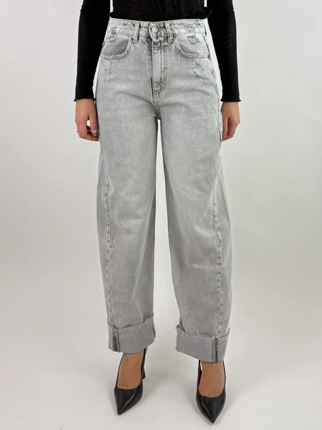 Jeans Phoebe grigio