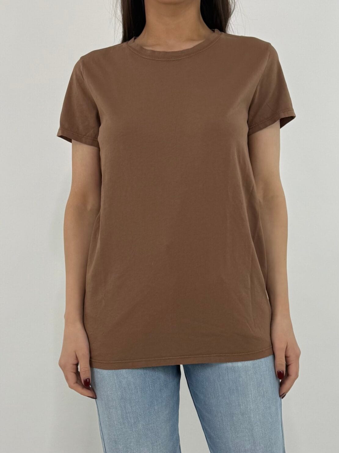 T-shirt basica slim bruciato