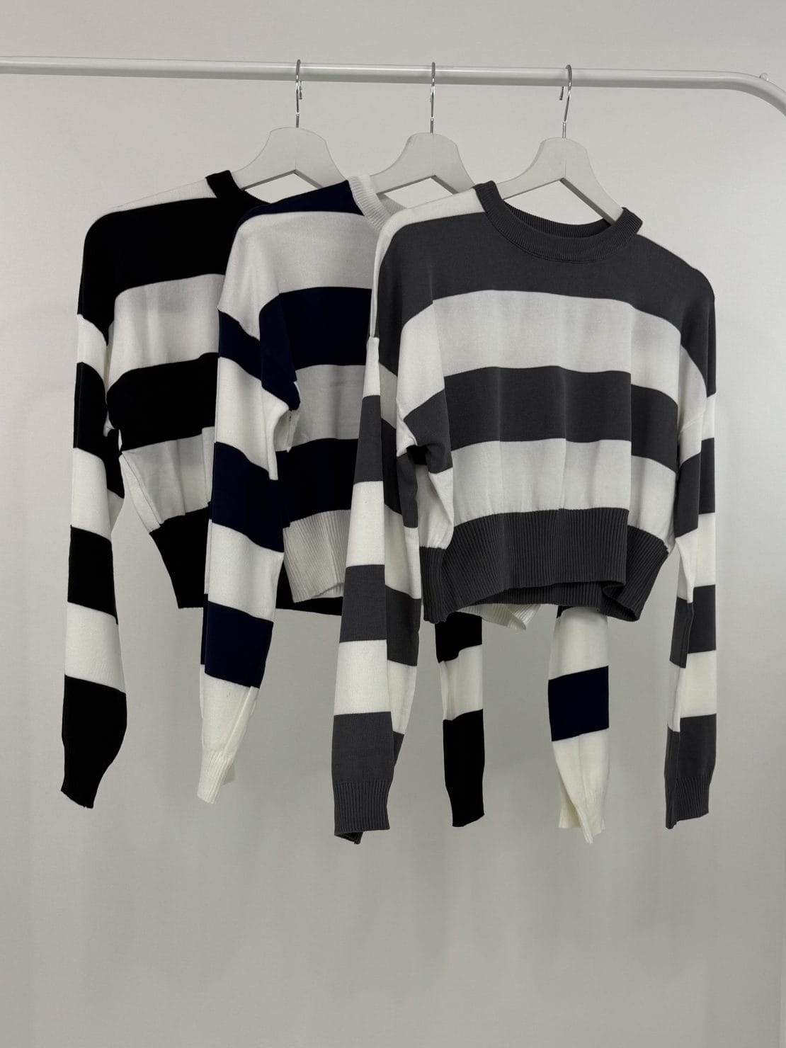 Maglia righe larghe