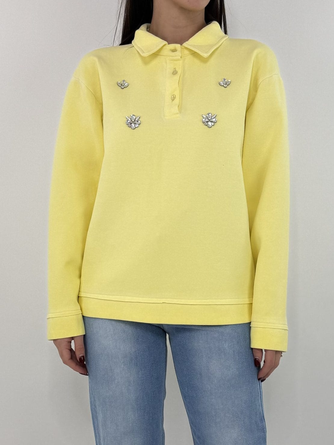 Polo cabochon giallo