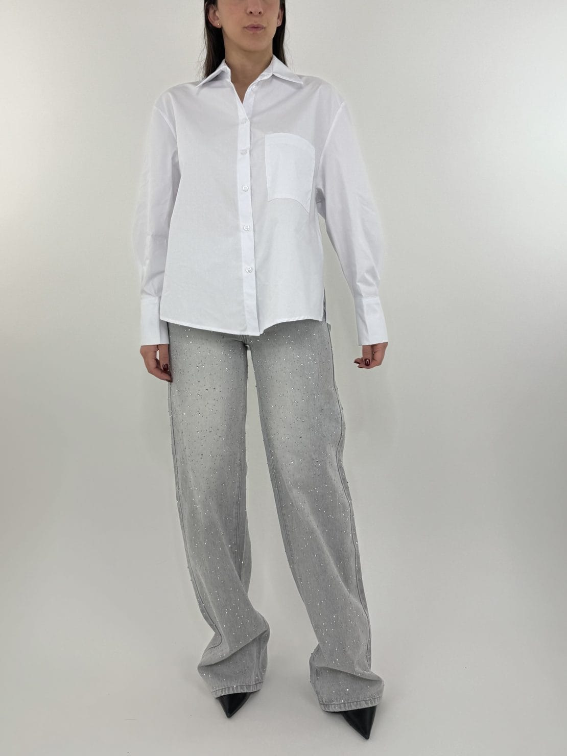 Camicia cotone bianca