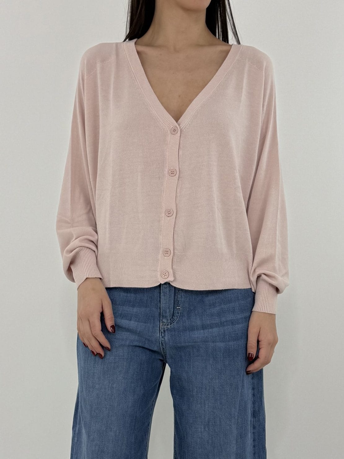 Cardigan rosa
