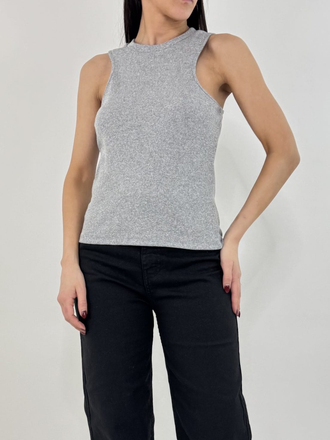 Canotta vogatore Grigio