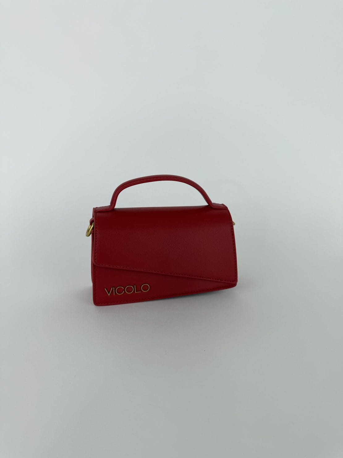 Borsa Mini Twist rosso
