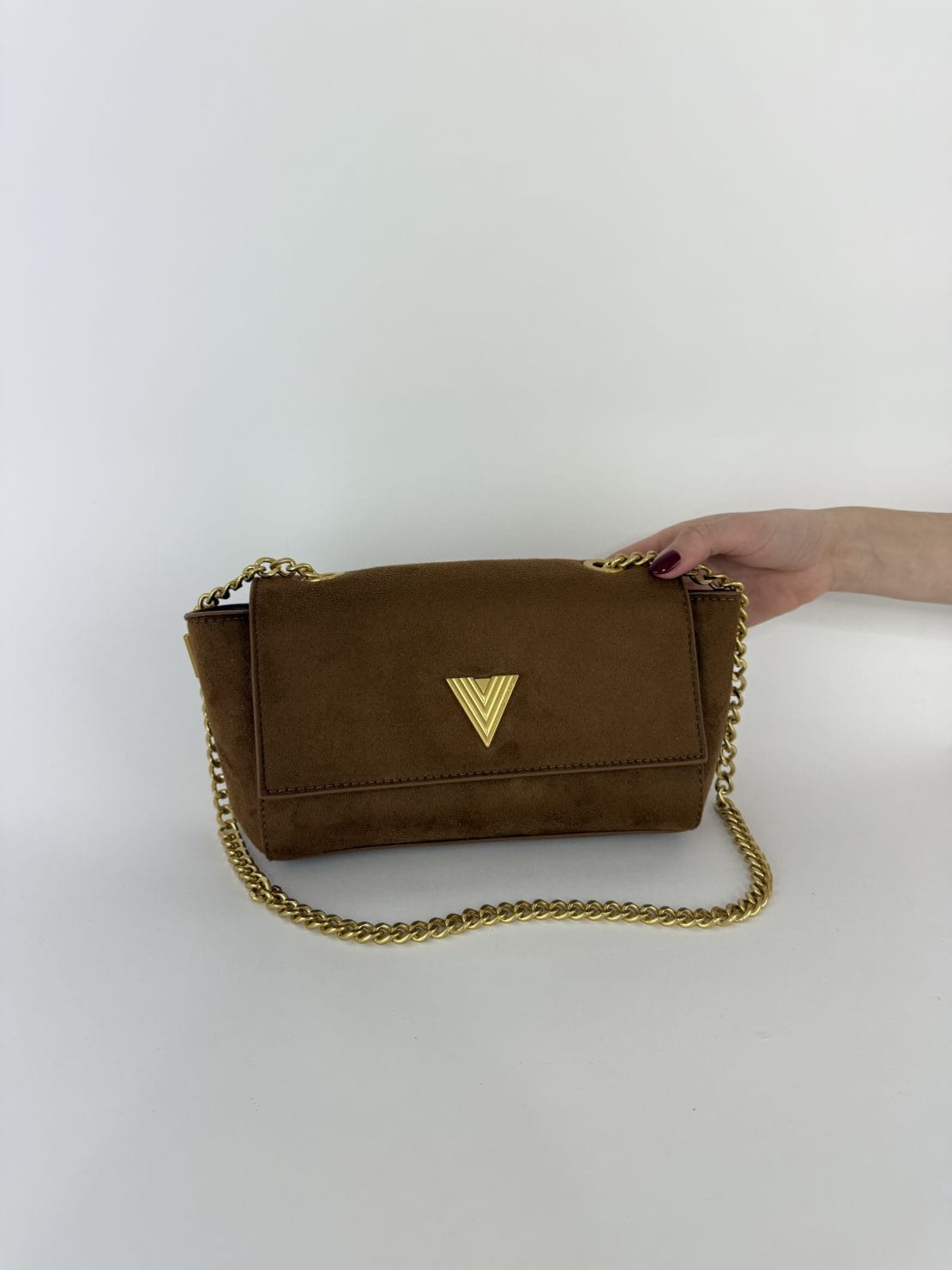 Borsa Small Duo suede