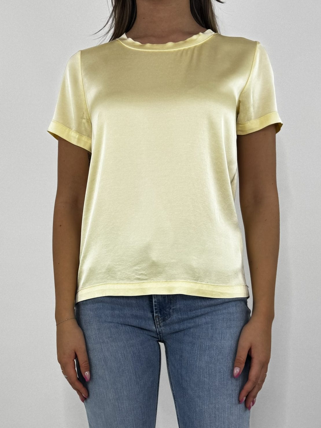 Blusa mezza manica giallo