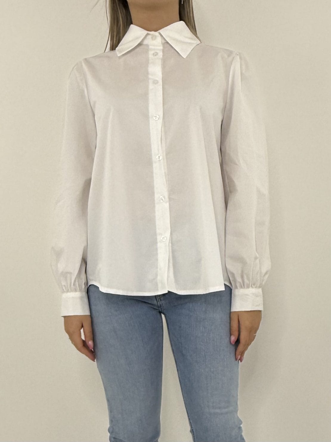 Camicia fiocchi posteriori bianco