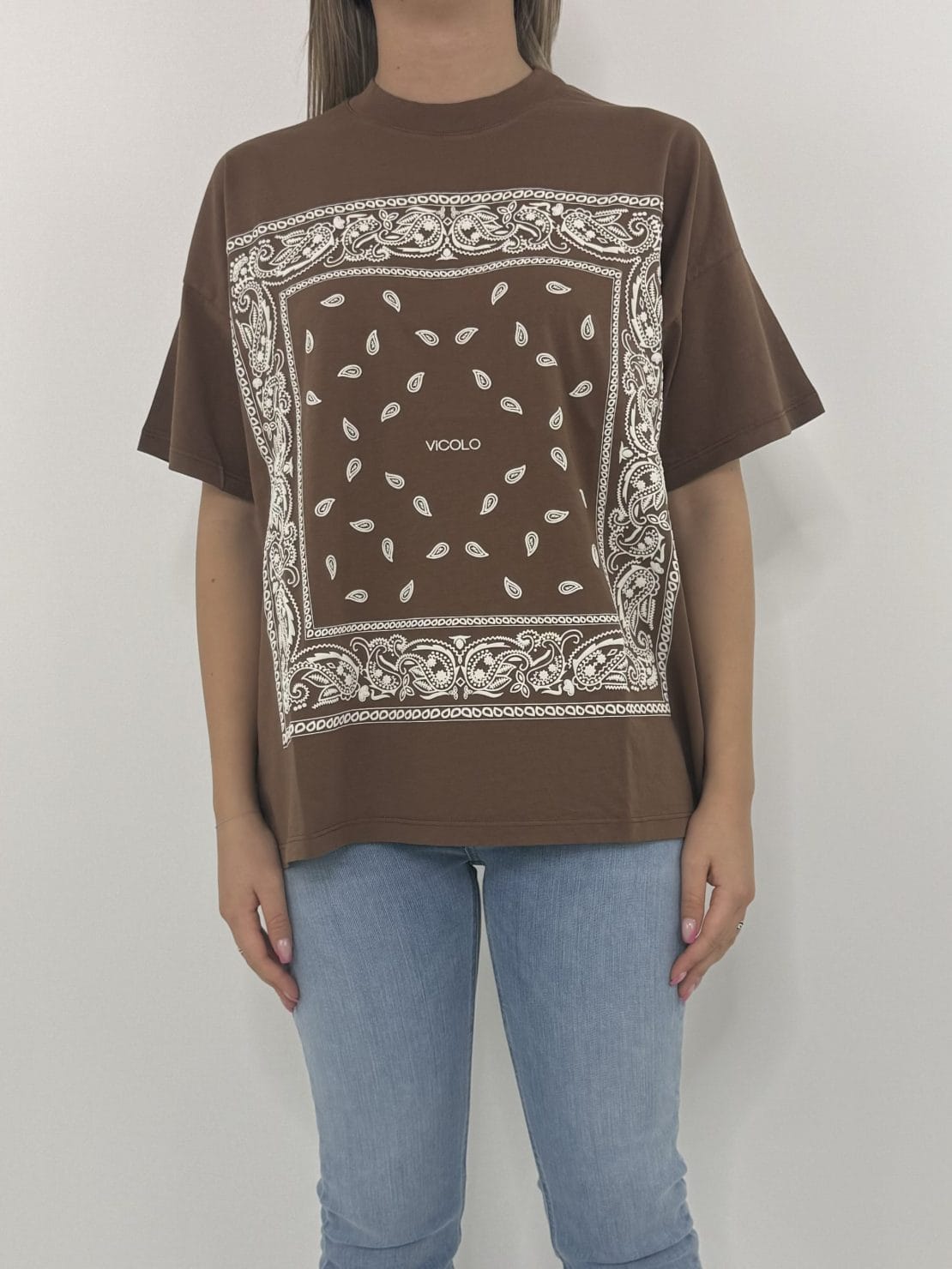 T-shirt bandana bruciato