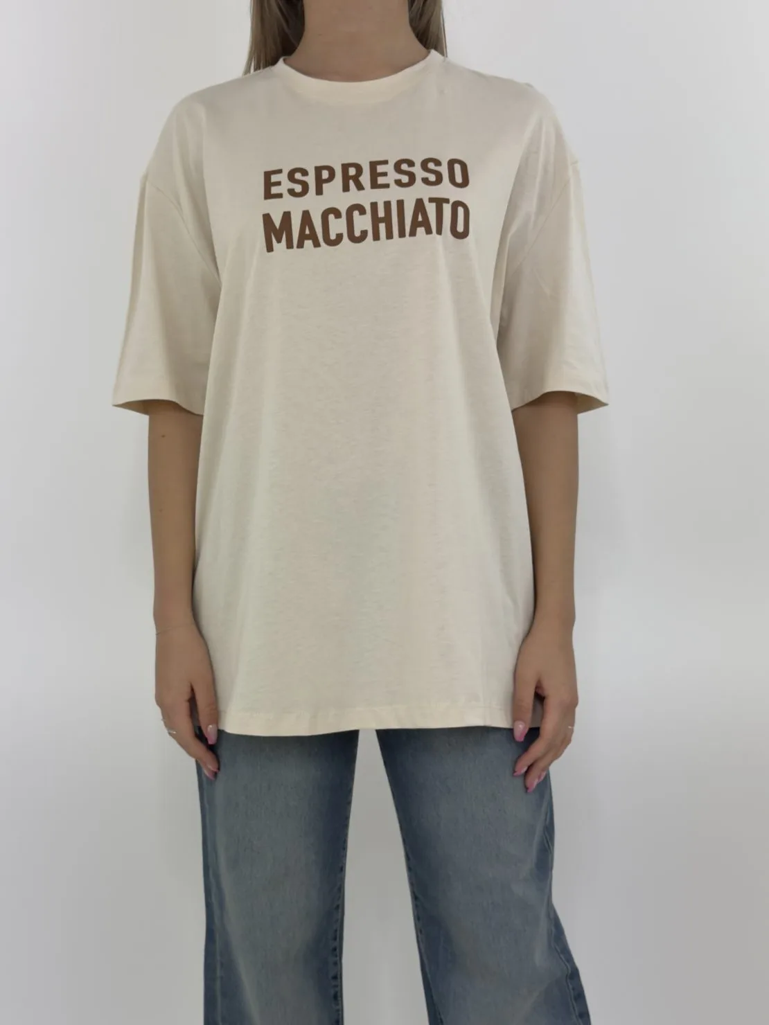 T-shirt espresso macchiato burro
