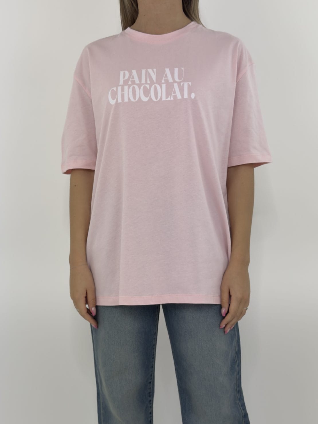 T-shirt pain au chocolat rosa
