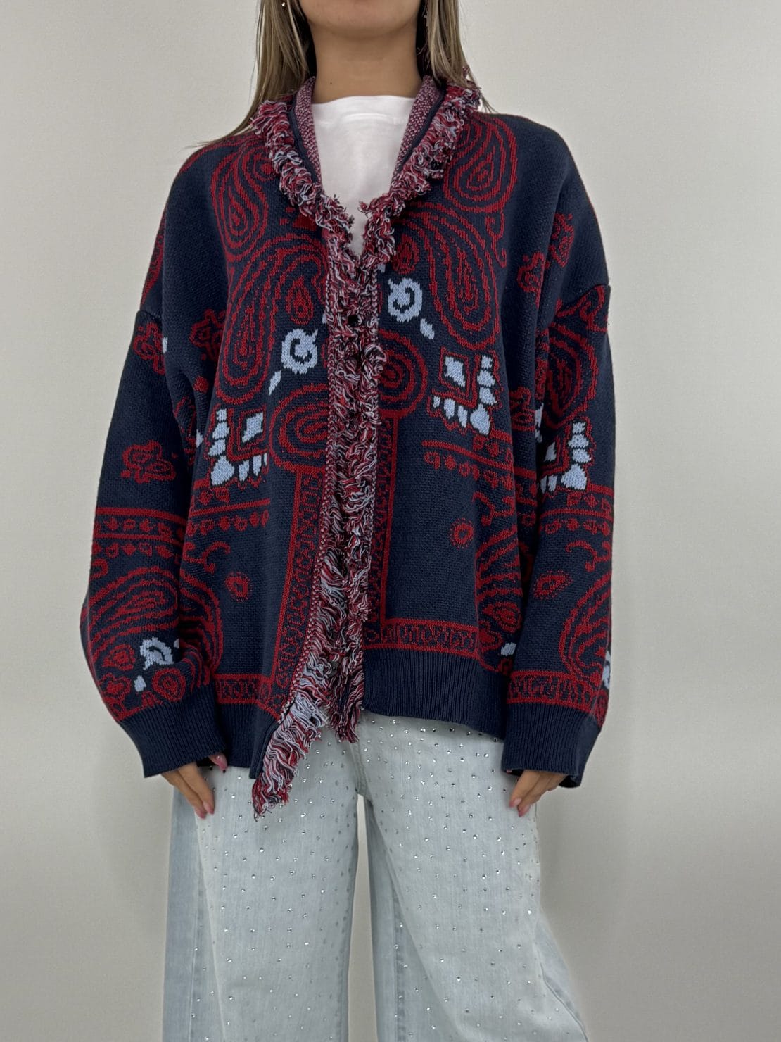 Cardigan alanui blu