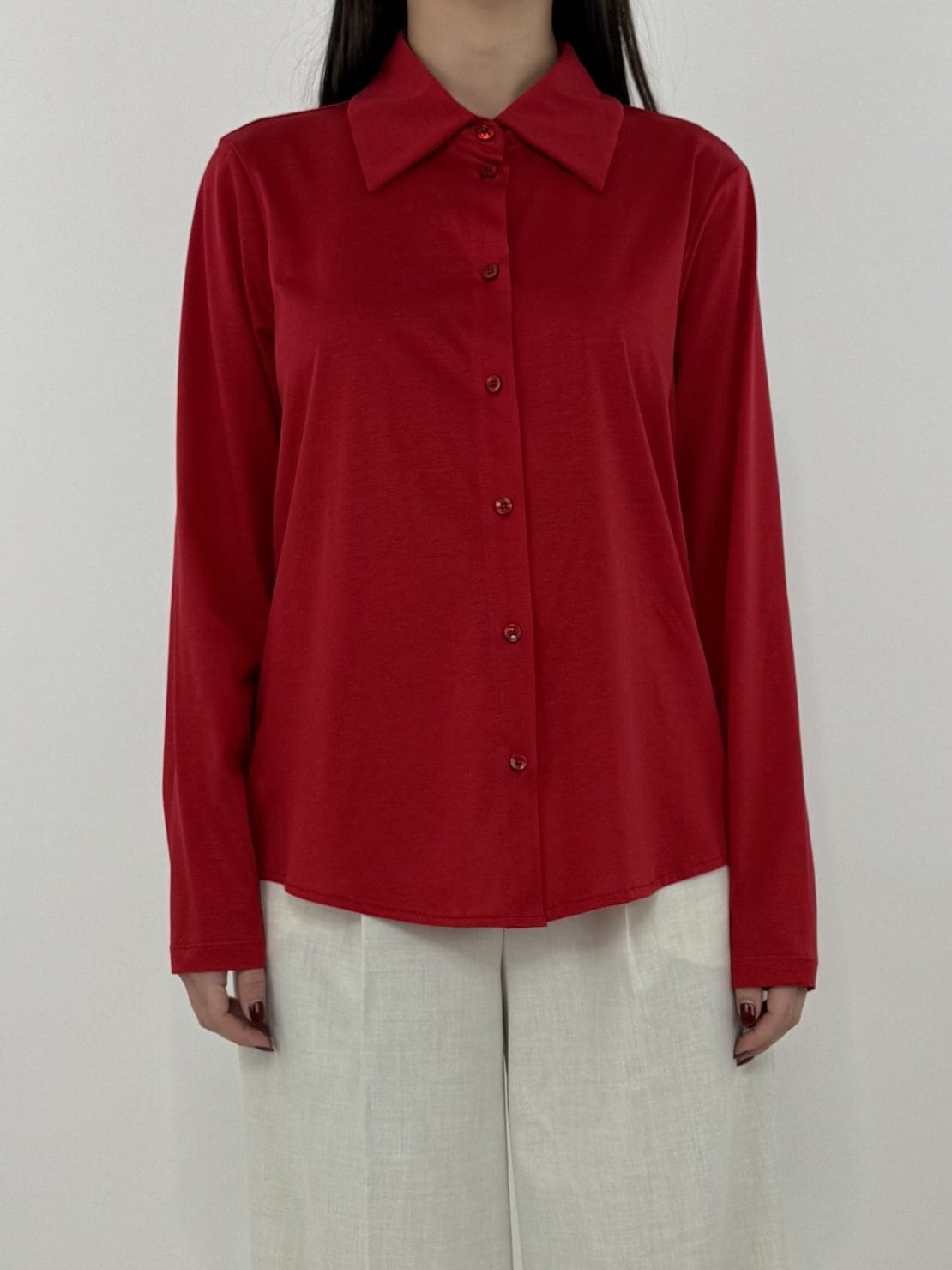 Camicia modal rossa