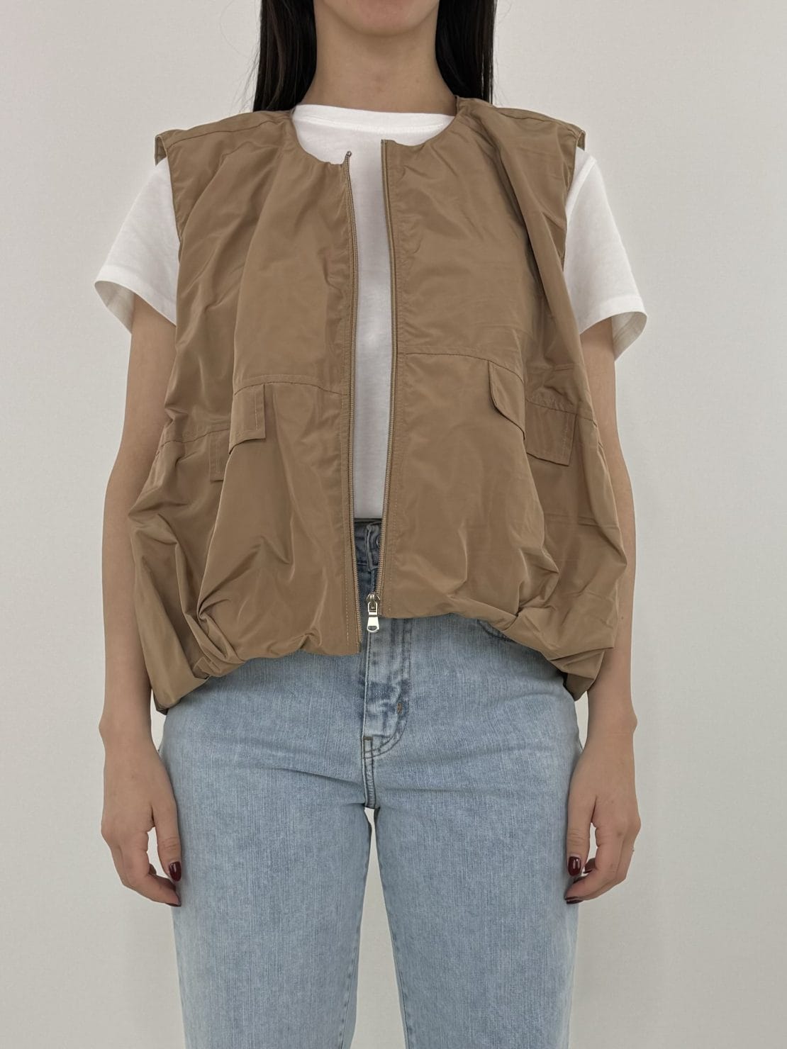 Gilet cammello
