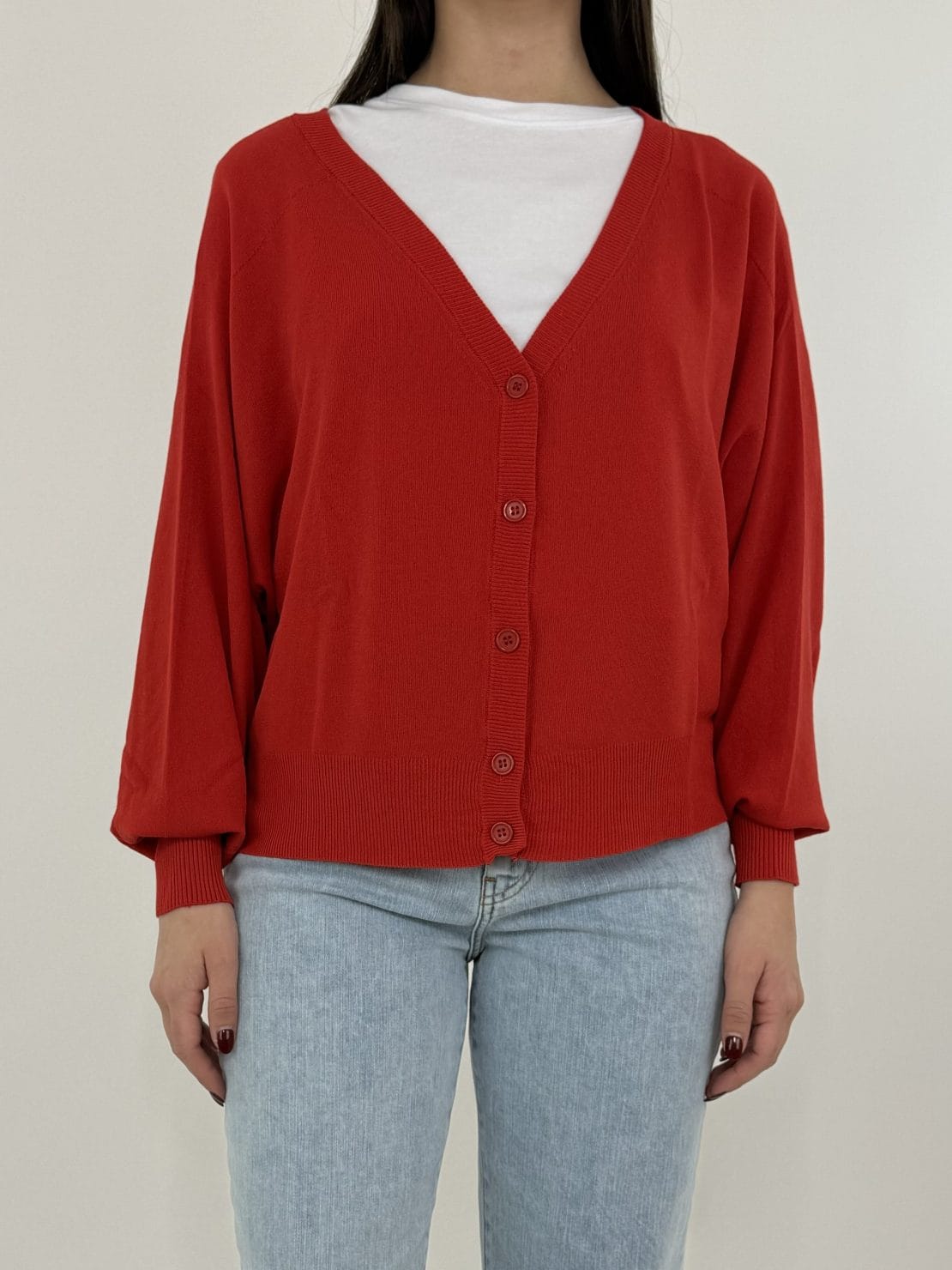 Cardigan rosso