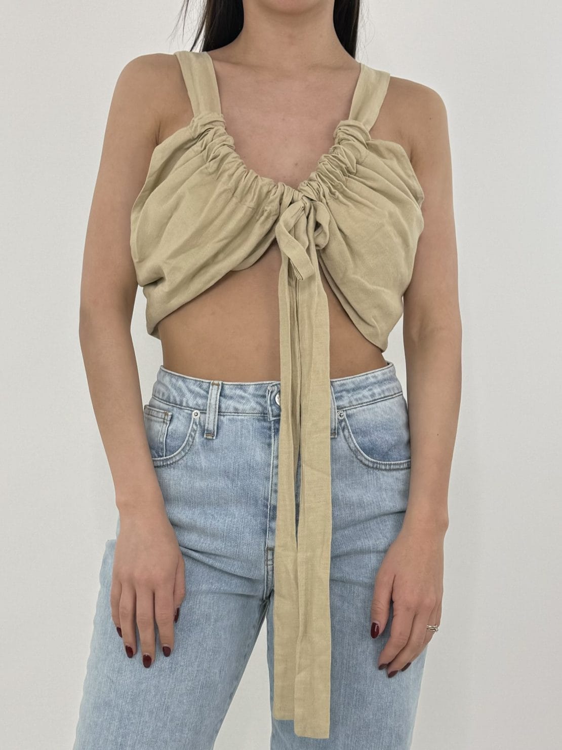 Top nodo beige