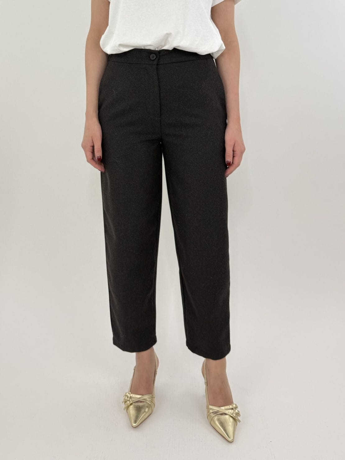 Pantalone bestseller lana testa di moro
