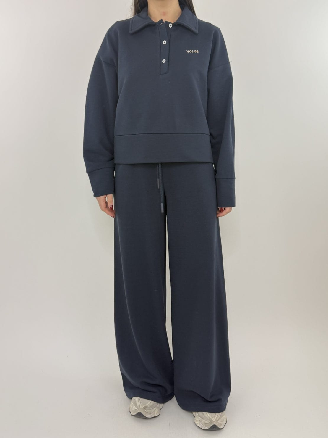 Felpa polo VCL 68 blu