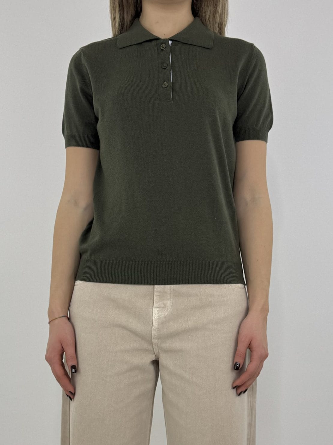Polo manica corta verde
