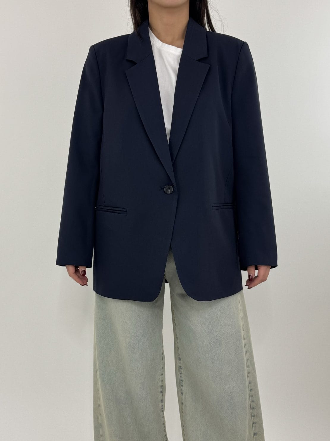 Giacca over blu