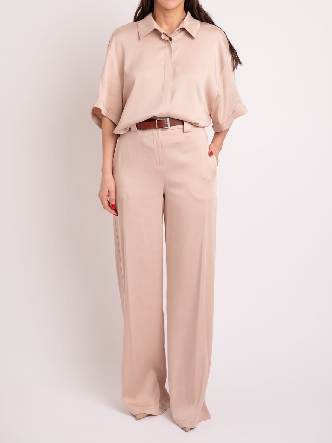 Pantalone tencel nudo