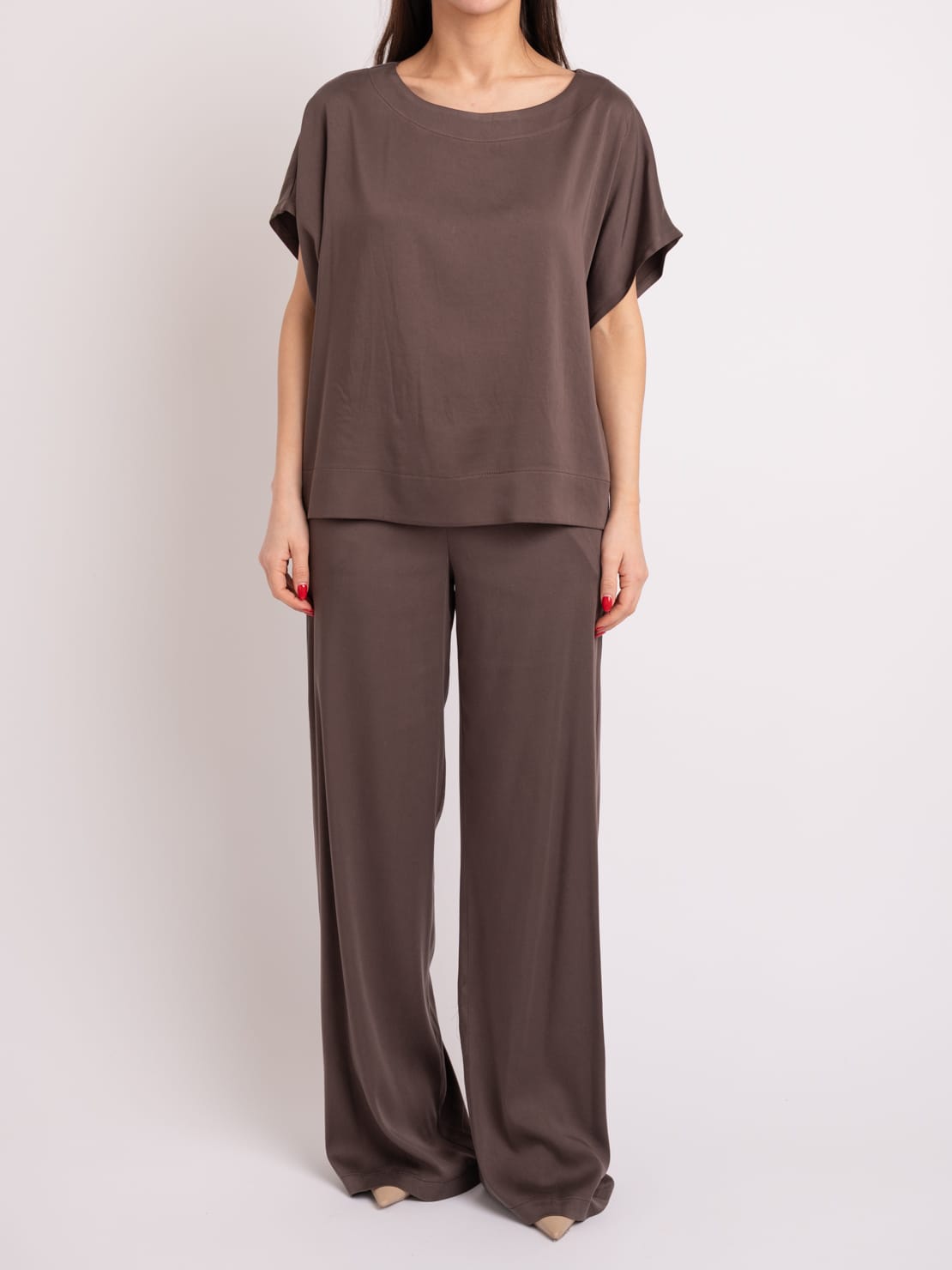 Maglia tencel moka