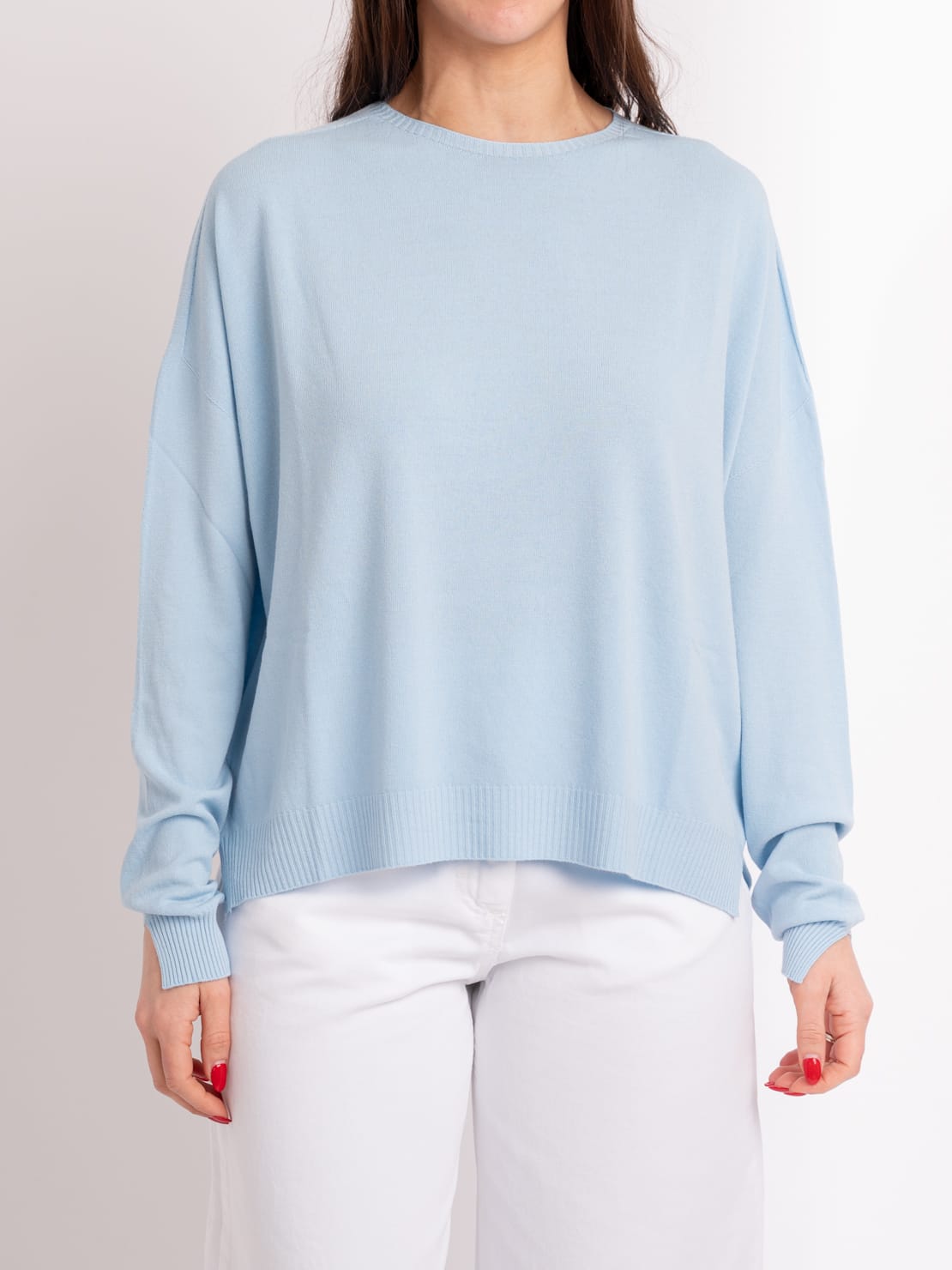 Pullover leggero azzurro