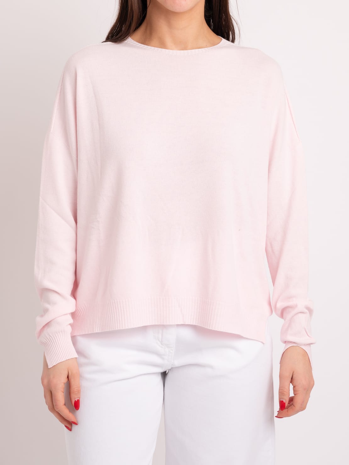 Pullover leggero rosa