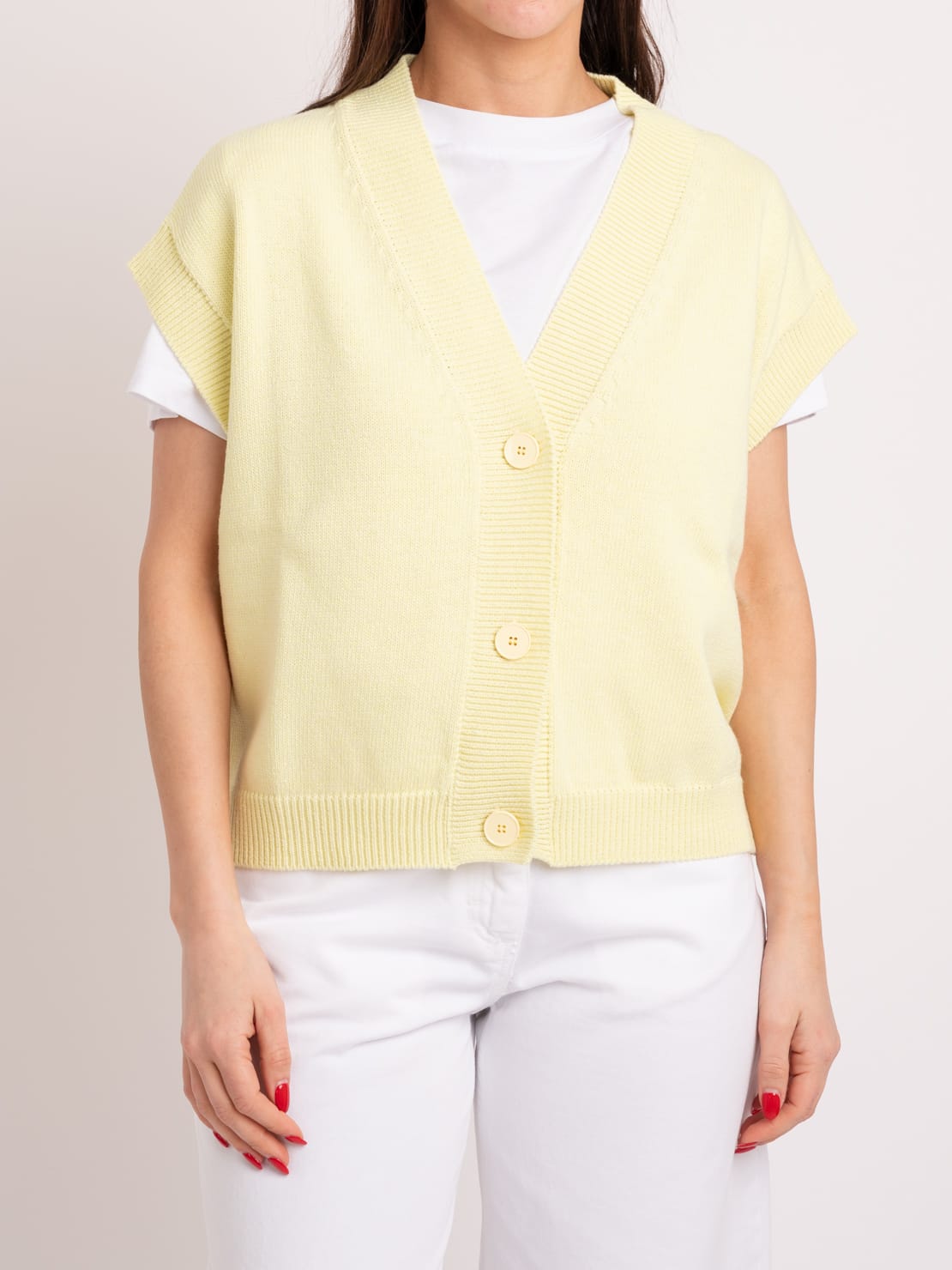 Gilet 3 bottoni acido