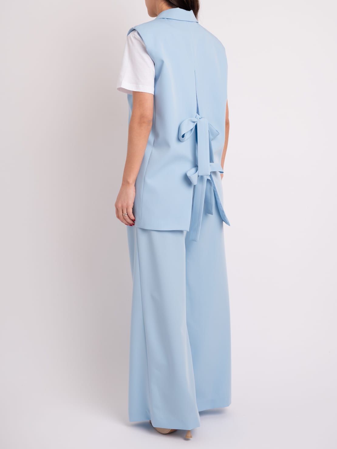 Giacca gilet azzurro