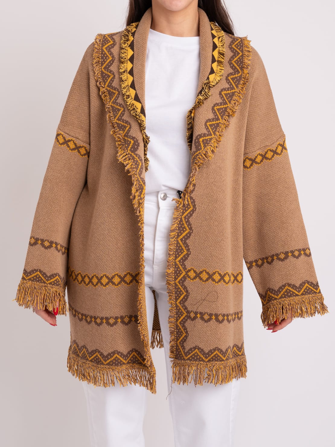 Cardigan nocciola/moro