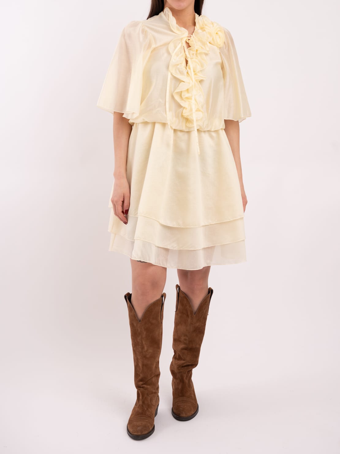 Abito fiore giallo