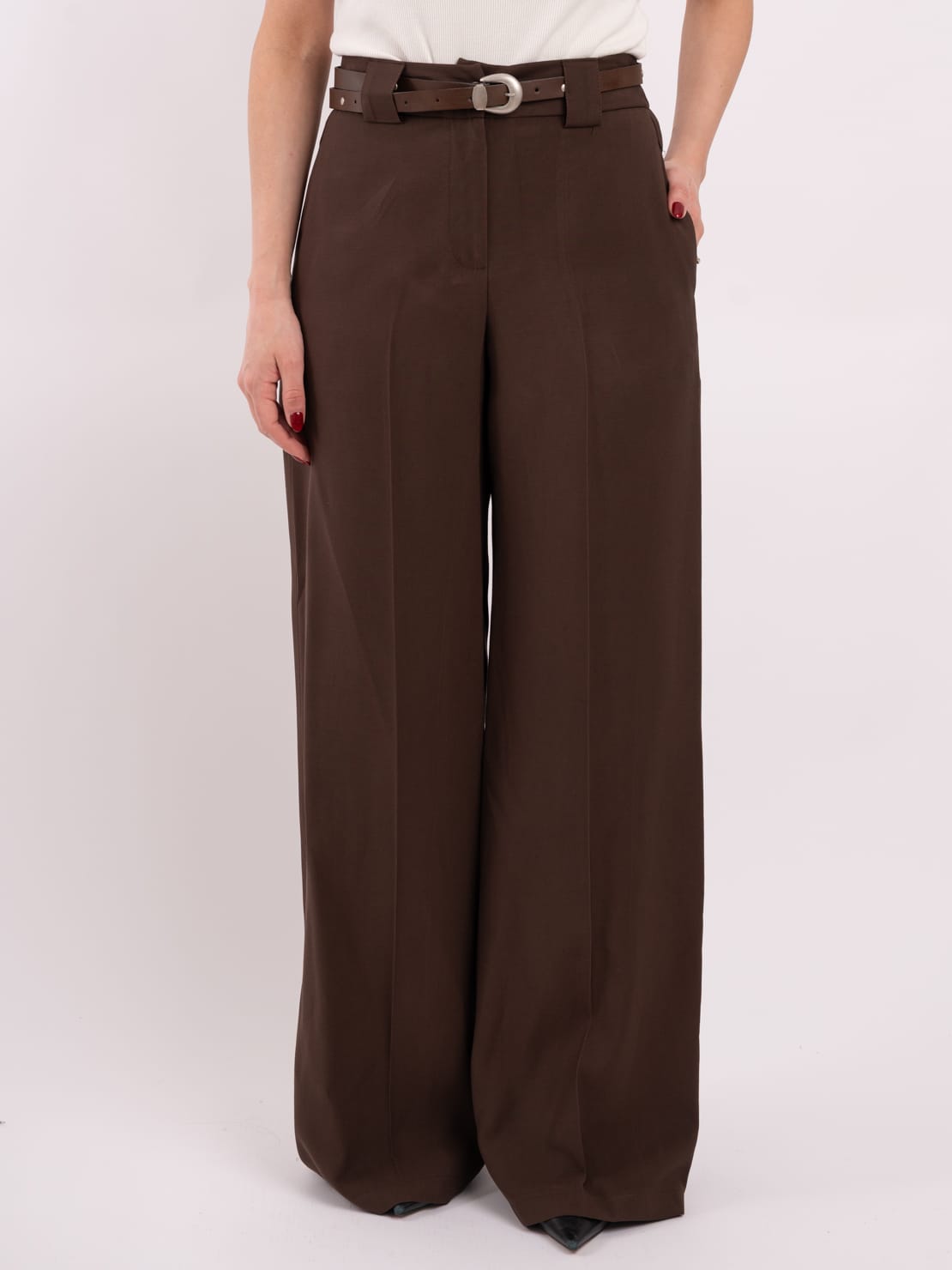 Pantalone moro con cinta