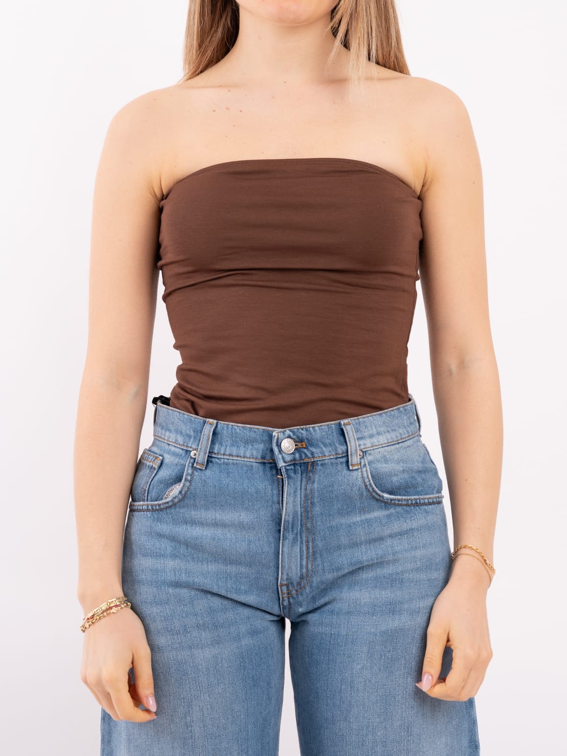 Top fascia marrone