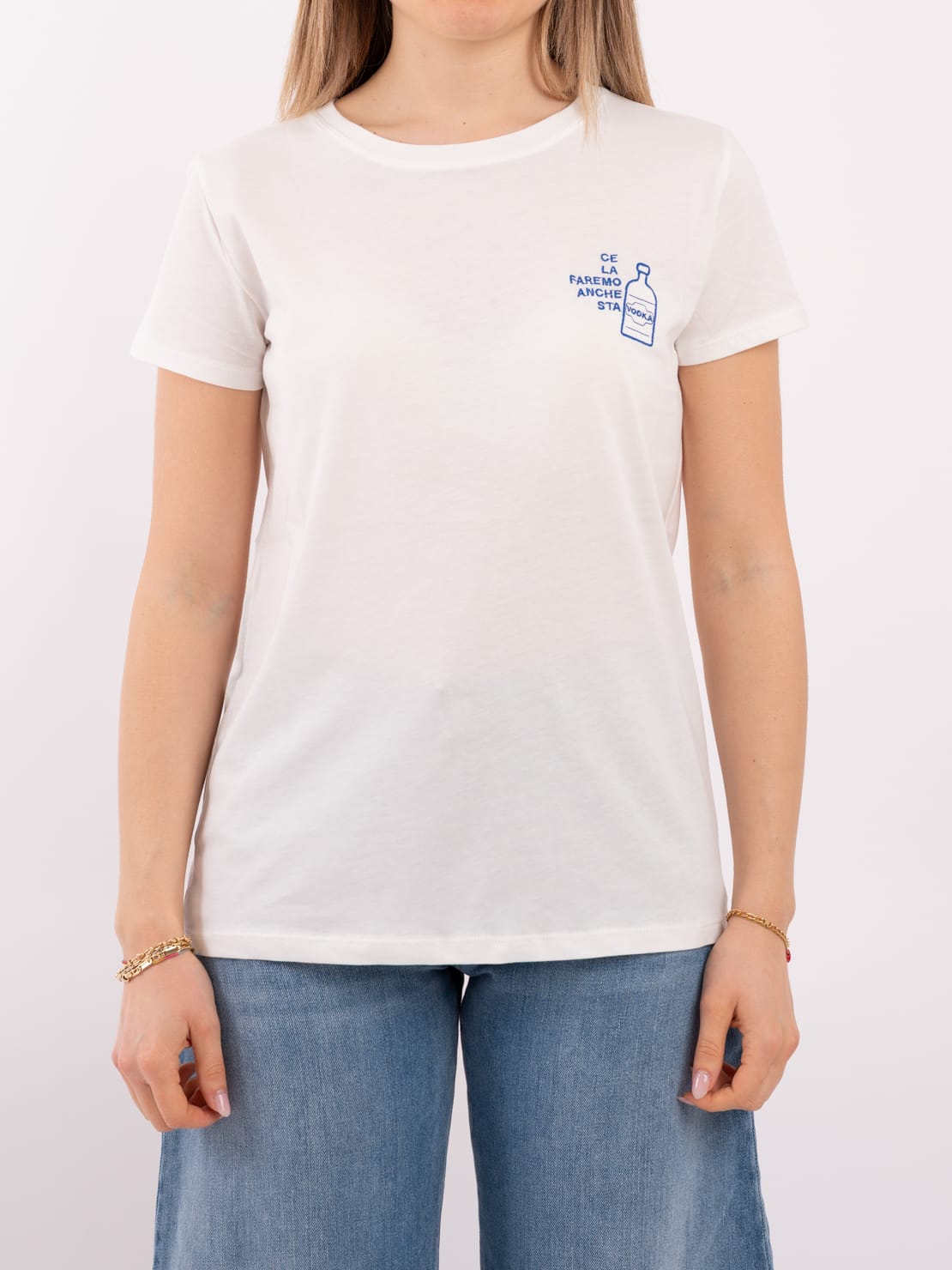 T-shirt ce la faremo anche sta vodka