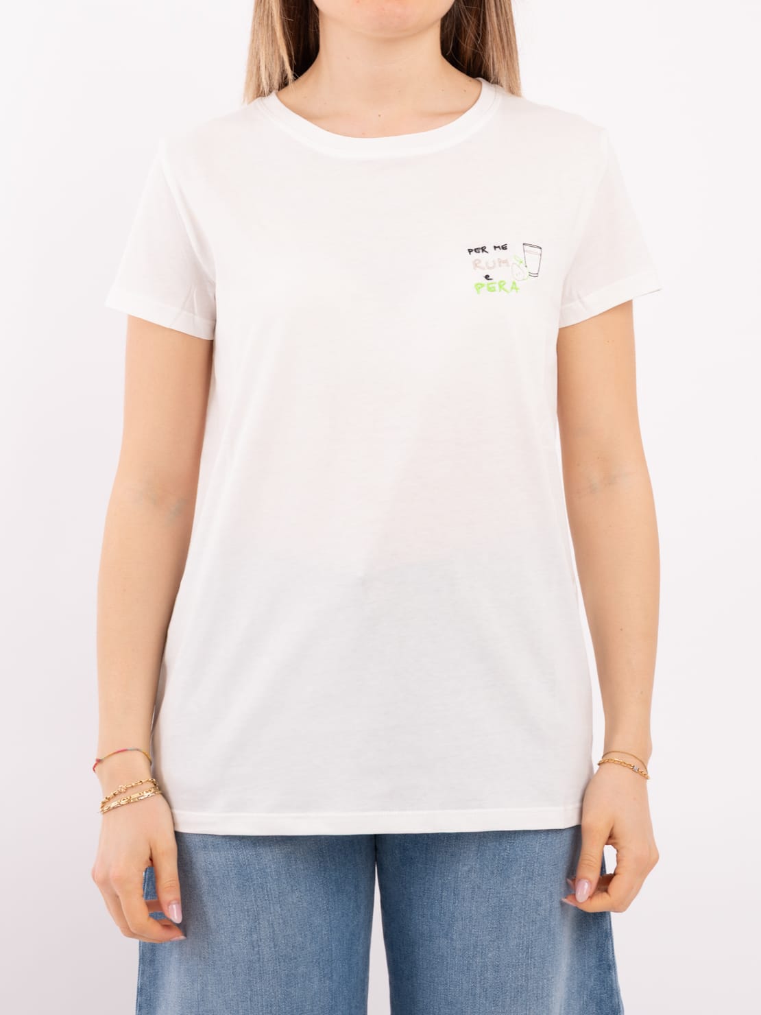 T-shirt rum e pera