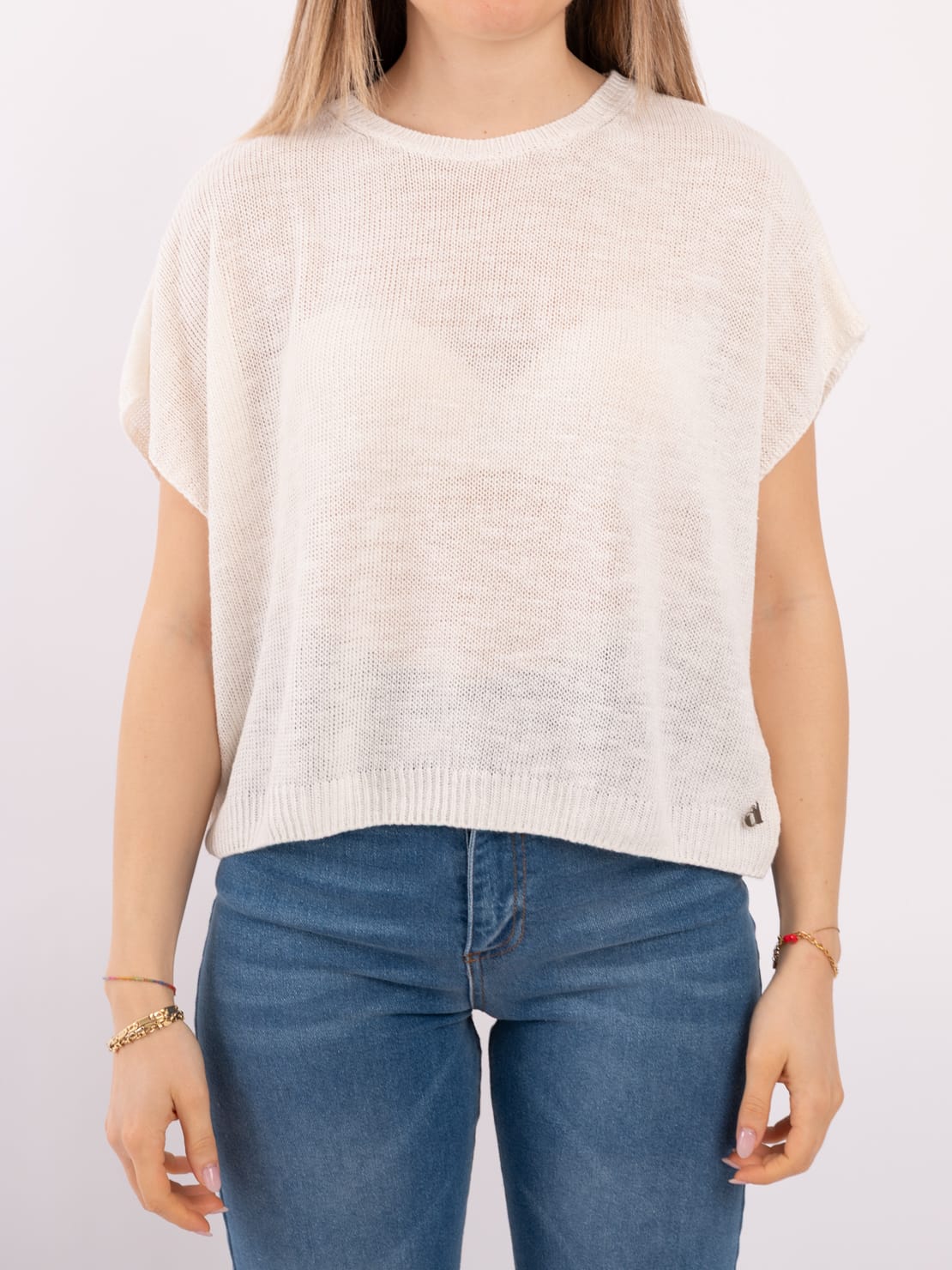 Gilet leggero latte