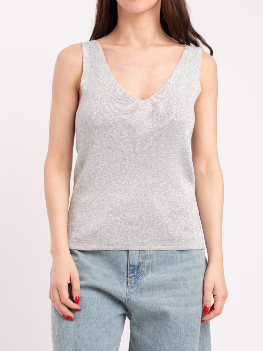Canotta lurex perla