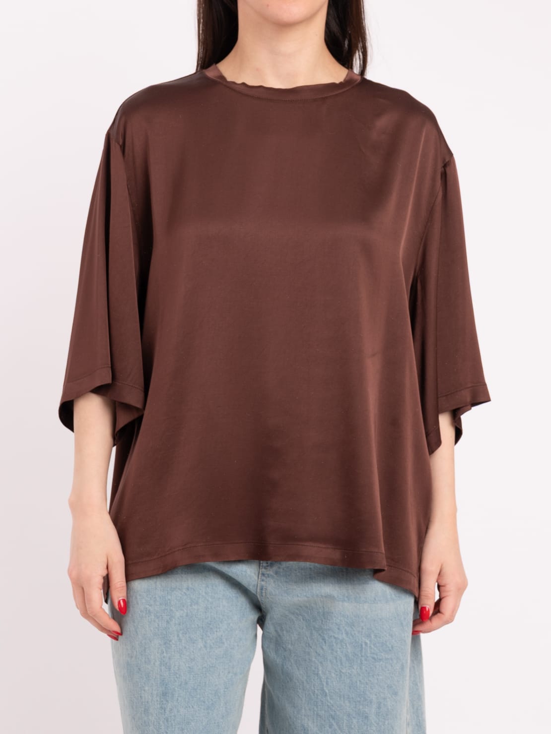 Blusa manica 3/4 moro