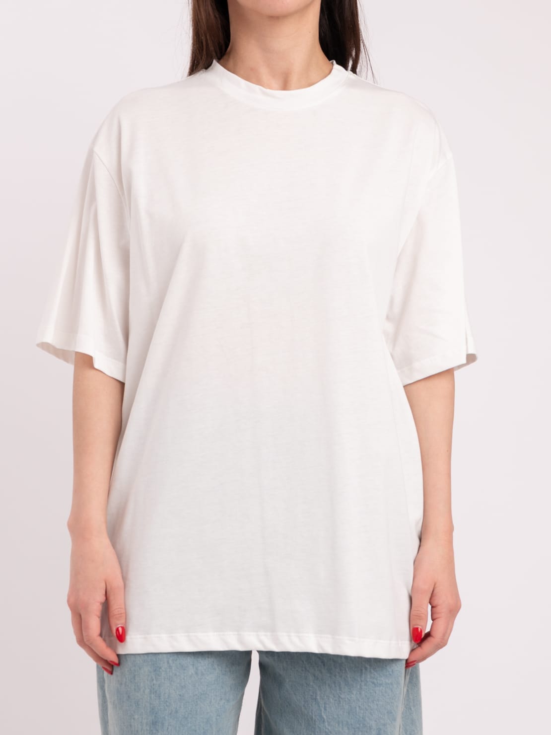 T-shirt super over bianca