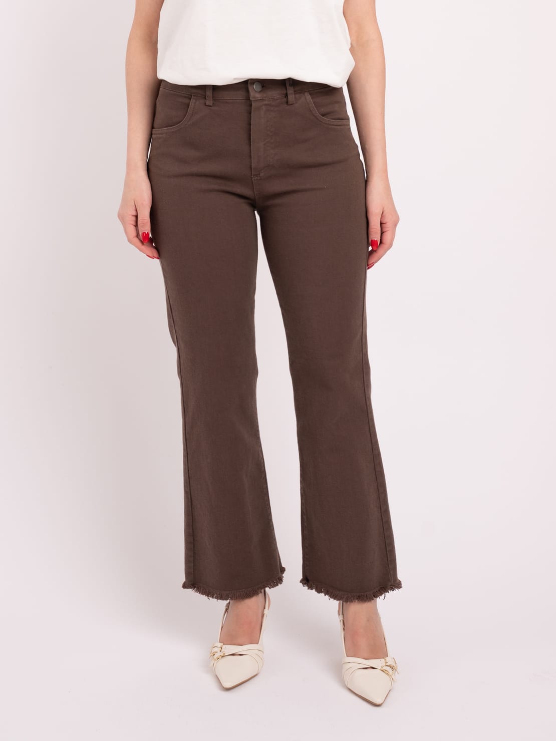 Pantalone trombetta cioccolato