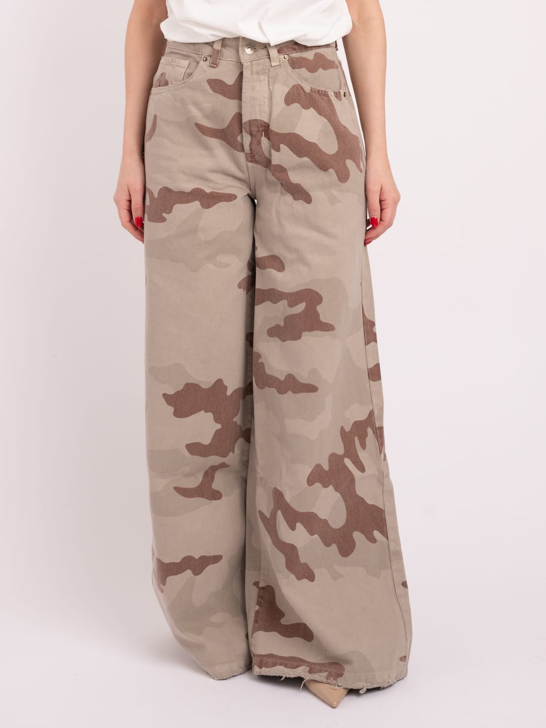 Jeans Myrna marrone