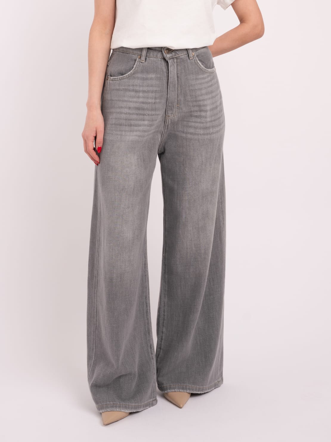 Jeans giusy grigio