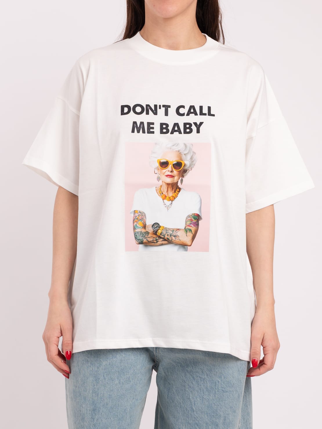 T-shirt "don't call me baby"