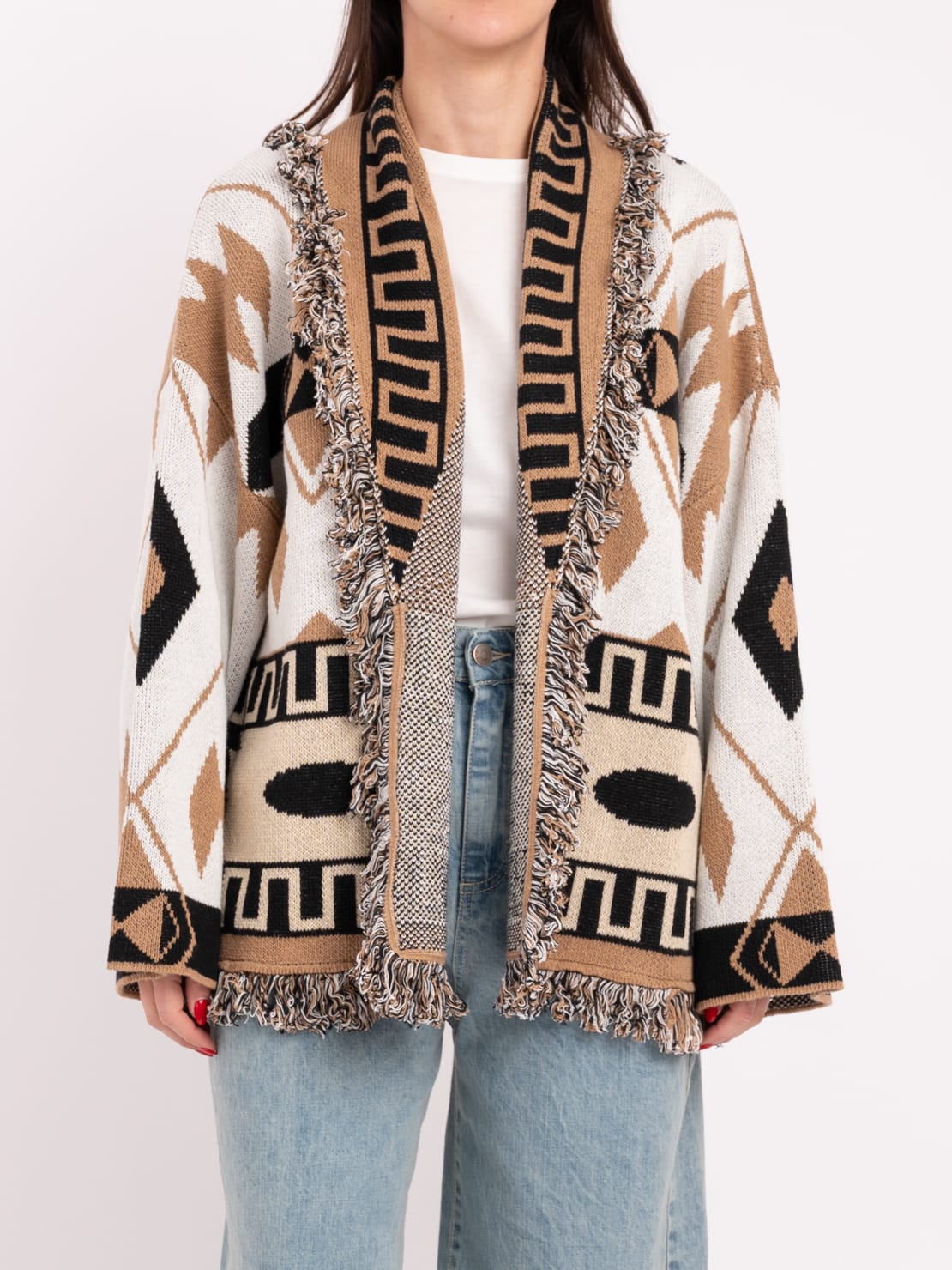 Cardigan alanui corto biscotto