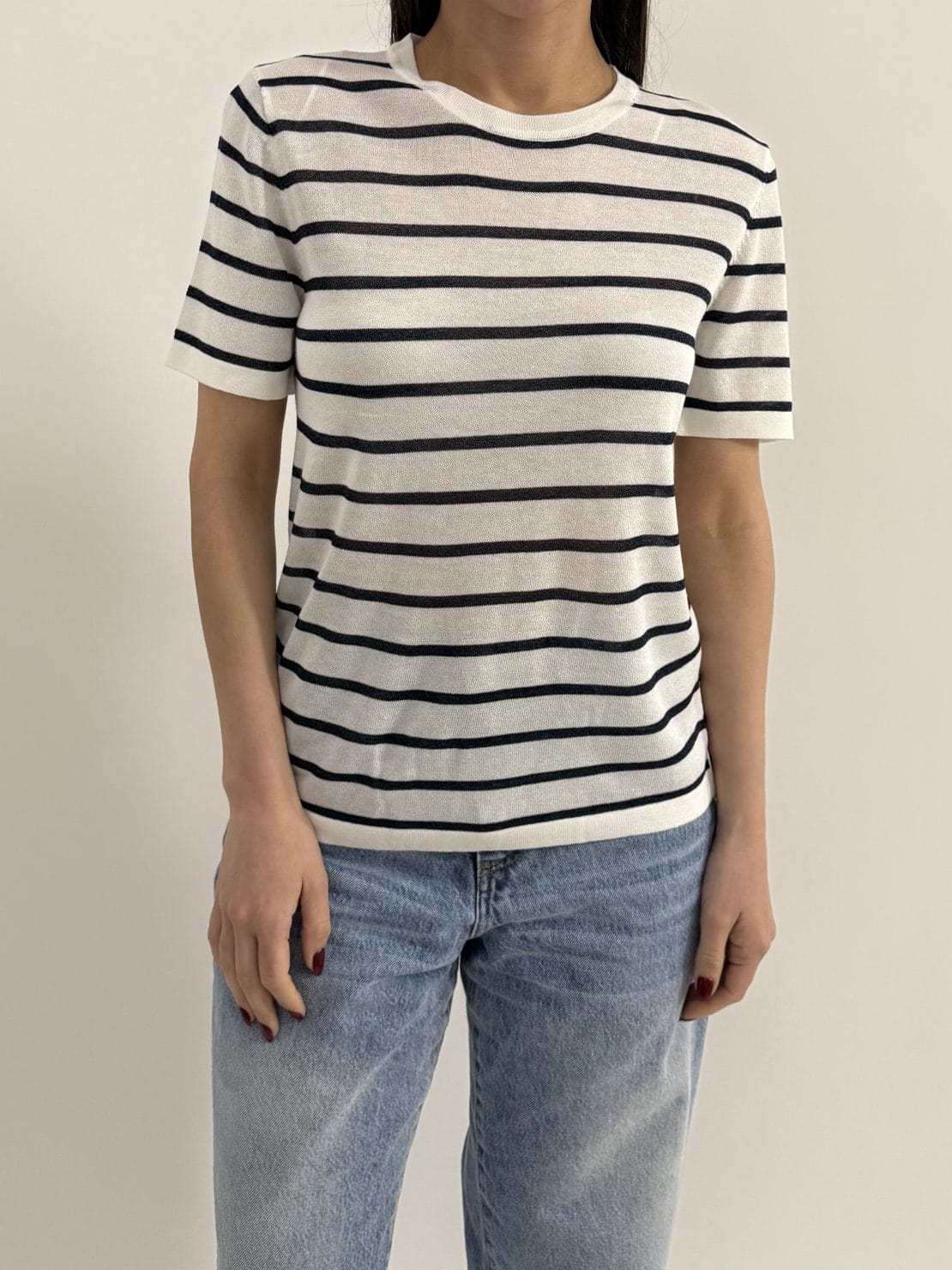 Maglia riga bianco/blu
