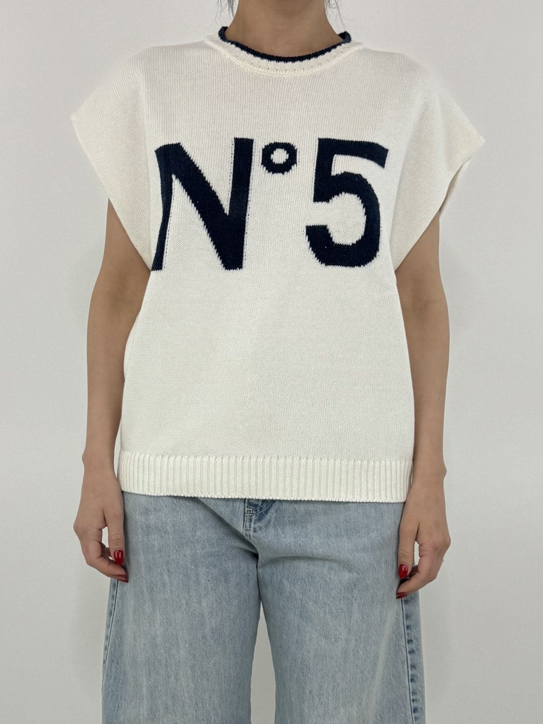 Gilet n°5 blu