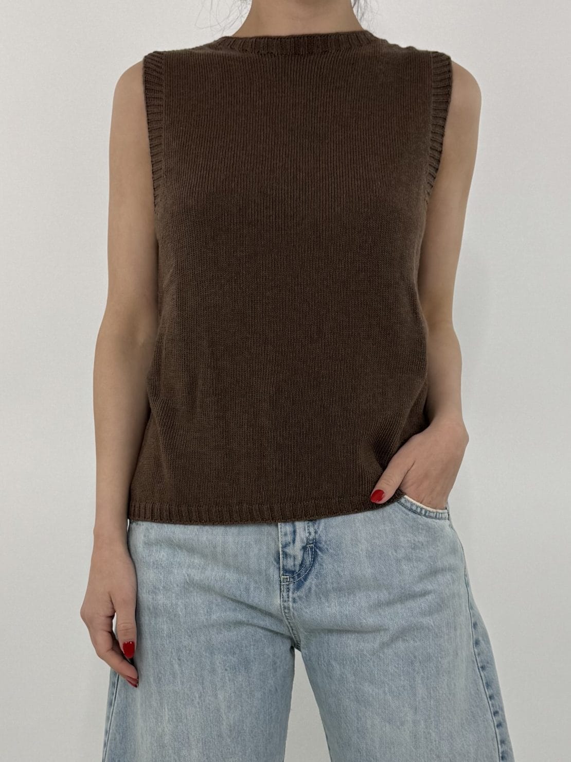 Gilet slim moro