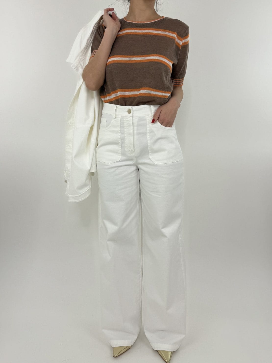 Pantalone bianco